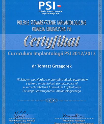 certyfikat Impla 04